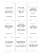 The Things We Don't Say Out Loud | Printable Conversation Cards