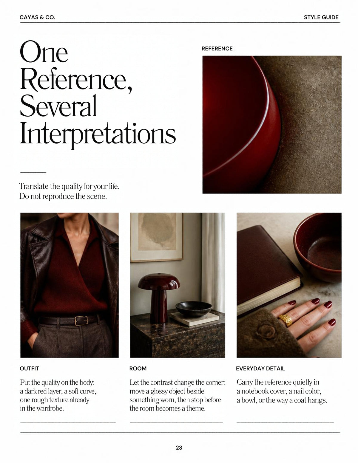 When Did Taste Become a Shopping List? | A Cayias & Co. Digital Magazine